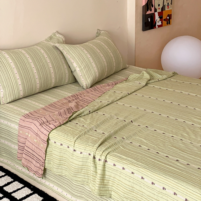 91家纺网 家纺一手货源 找家纺 （总）麻依 2026新款安心棉纱布夏被四层纱布被子