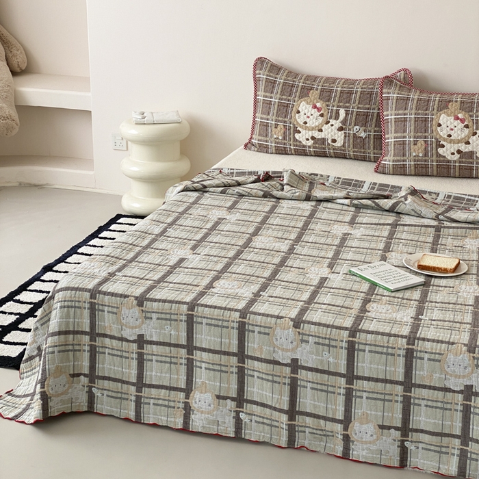 91家纺网 家纺一手货源 找家纺 （总）麻依 2026新款软萌夏被全棉四层纱布