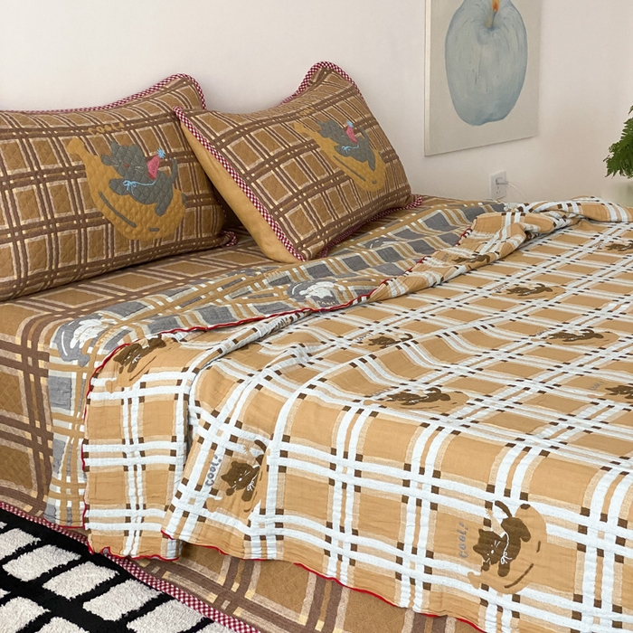 91家纺网 家纺一手货源 找家纺 （总）麻依 2026新款软萌夏被全棉四层纱布