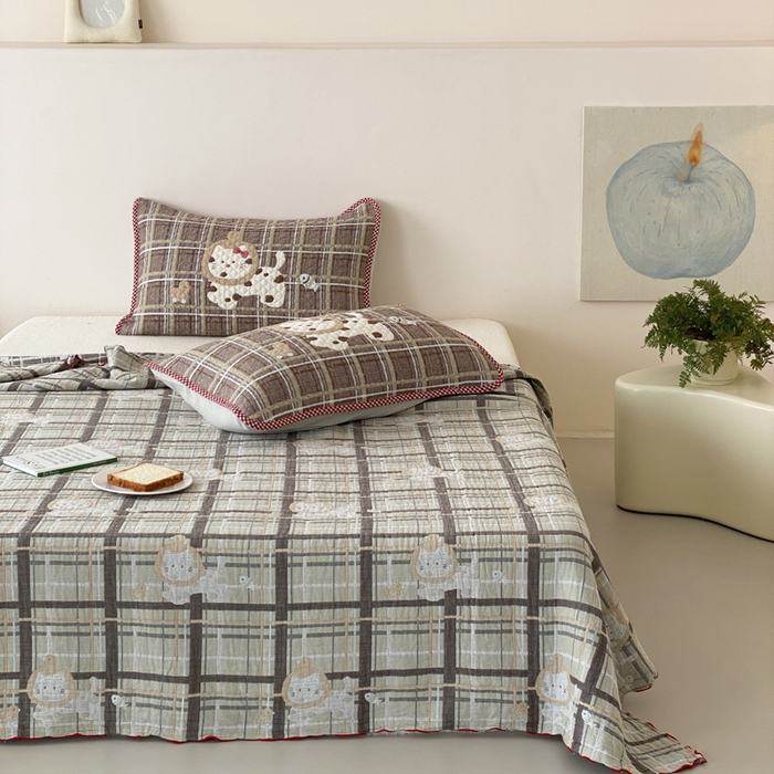 91家纺网 家纺一手货源 找家纺 （总）麻依 2026新款软萌夏被全棉四层纱布