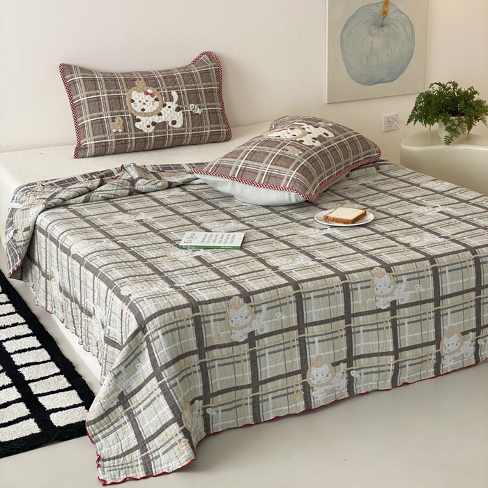 91家纺网 家纺一手货源 找家纺 （总）麻依 2026新款软萌夏被全棉四层纱布