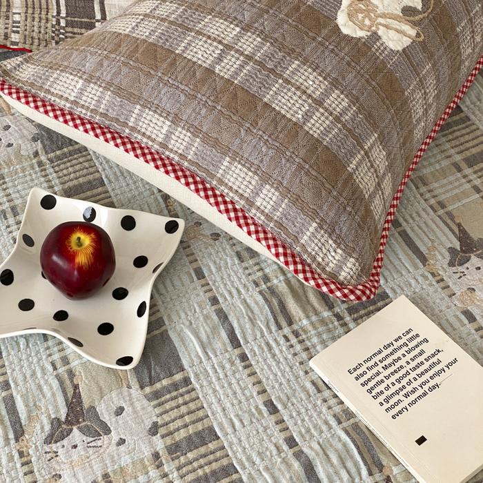 91家纺网 家纺一手货源 找家纺 麻依 2026新款软萌夏被全棉四层纱布 玩耍小咪