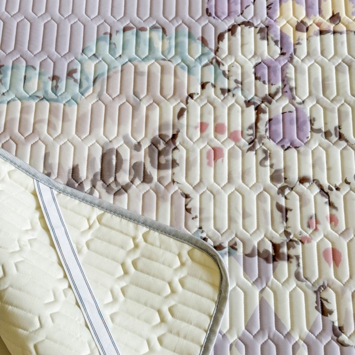 91家纺网 家纺一手货源 找家纺 顾里家纺 2026新款洛丽塔风乳胶席凉席席子三件套 萝莉猫咪