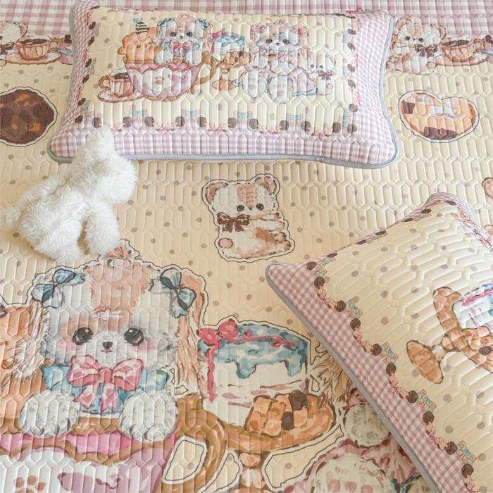 91家纺网 家纺一手货源 找家纺 顾里家纺 2026新款洛丽塔风乳胶席凉席席子三件套 甜品济斯