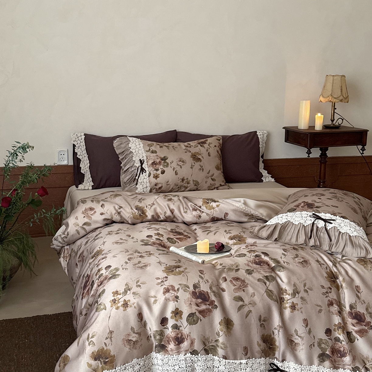 91家纺网 家纺一手货源 找家纺 佳汐蓝家纺 2026新款60支兰精天丝四件套 鸢尾