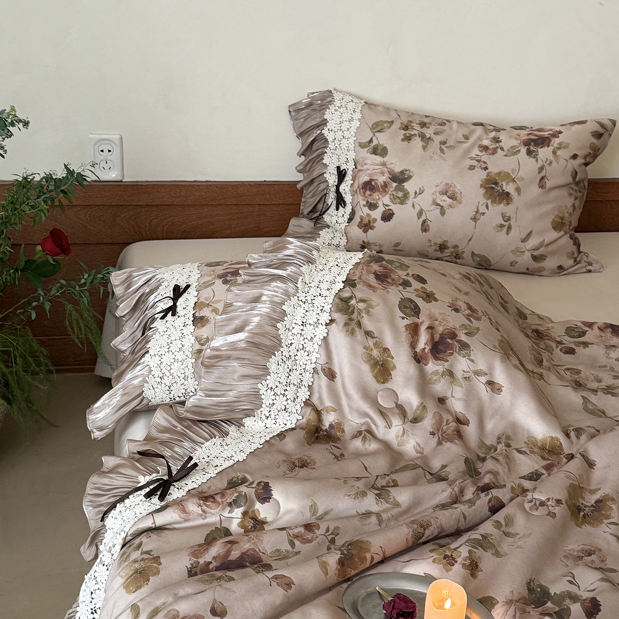 91家纺网 家纺一手货源 找家纺 佳汐蓝家纺 2026新款60支兰精天丝夏被四件套 半糖