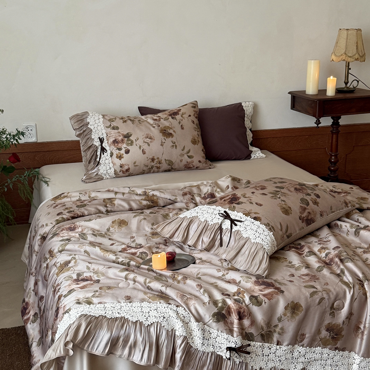 91家纺网 家纺一手货源 找家纺 佳汐蓝家纺 2026新款60支兰精天丝夏被四件套 半糖