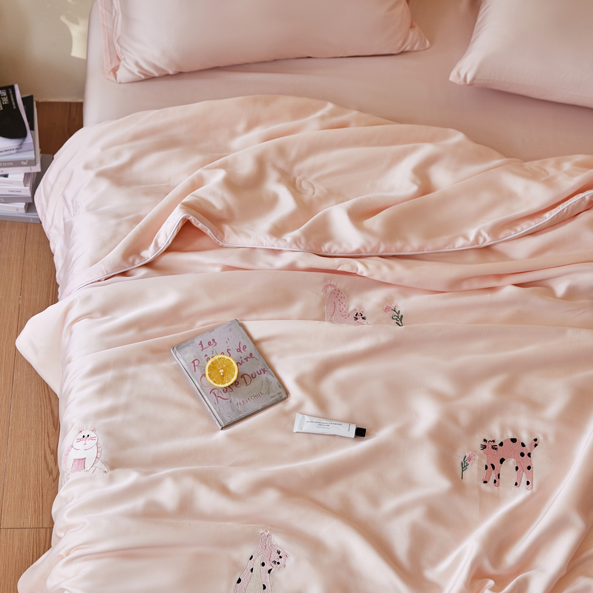 91家纺网 家纺一手货源 找家纺 （总）安莱生活 2026新款50天丝大豆棉夏被空调被夏凉被萌宠甜夏系列