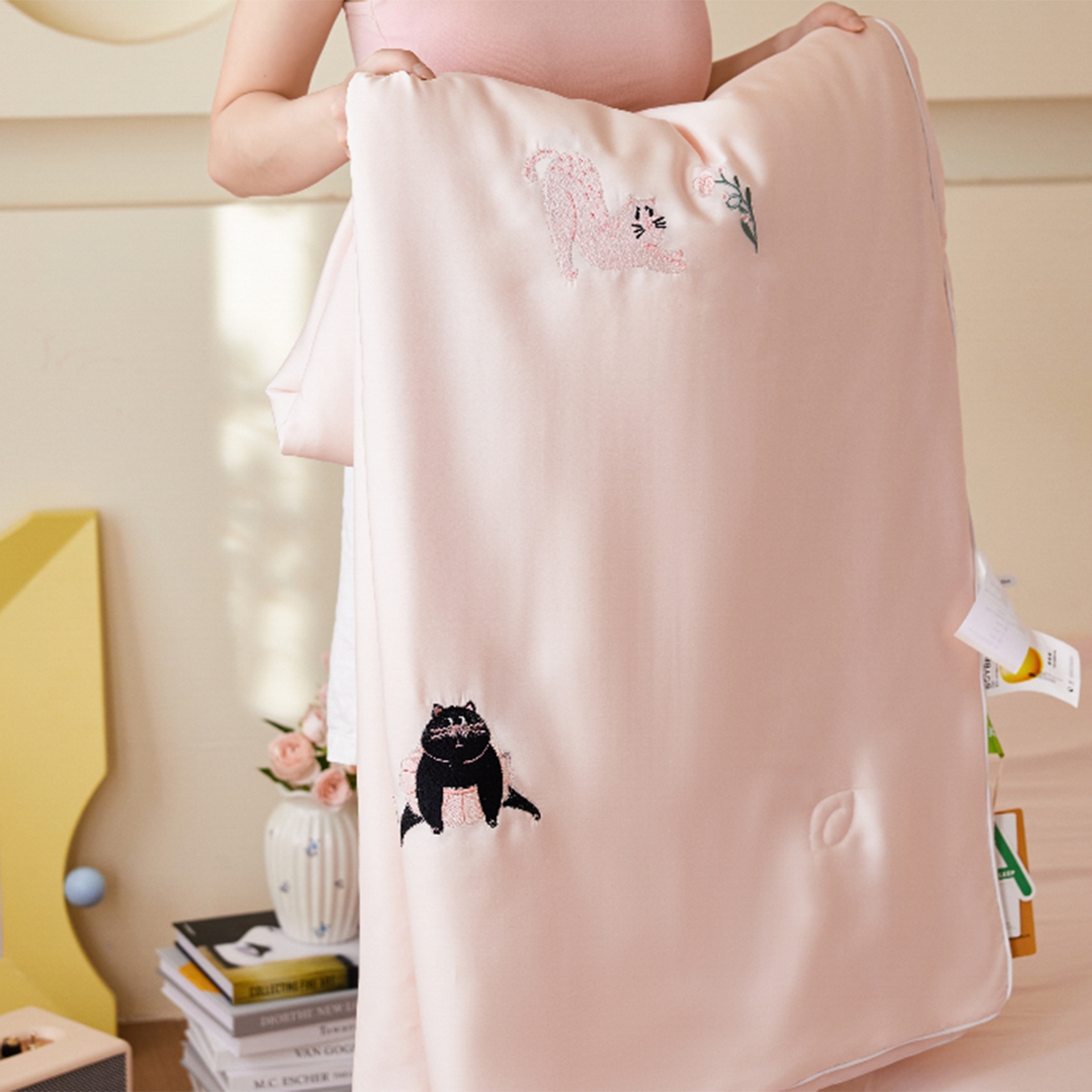 91家纺网 家纺一手货源 找家纺 （总）安莱生活 2026新款50天丝大豆棉夏被空调被夏凉被萌宠甜夏系列