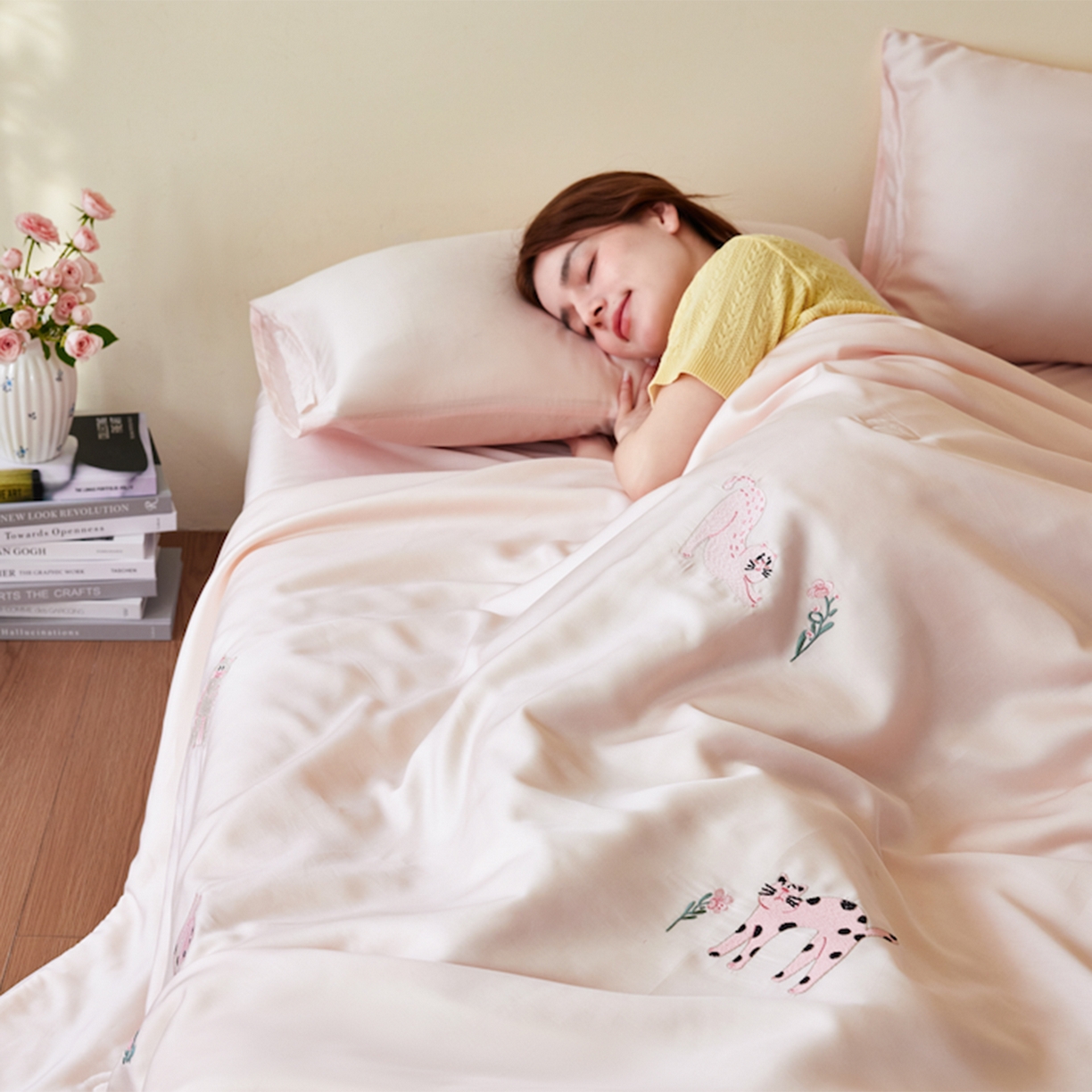 91家纺网 家纺一手货源 找家纺 （总）安莱生活 2026新款50天丝大豆棉夏被空调被夏凉被萌宠甜夏系列