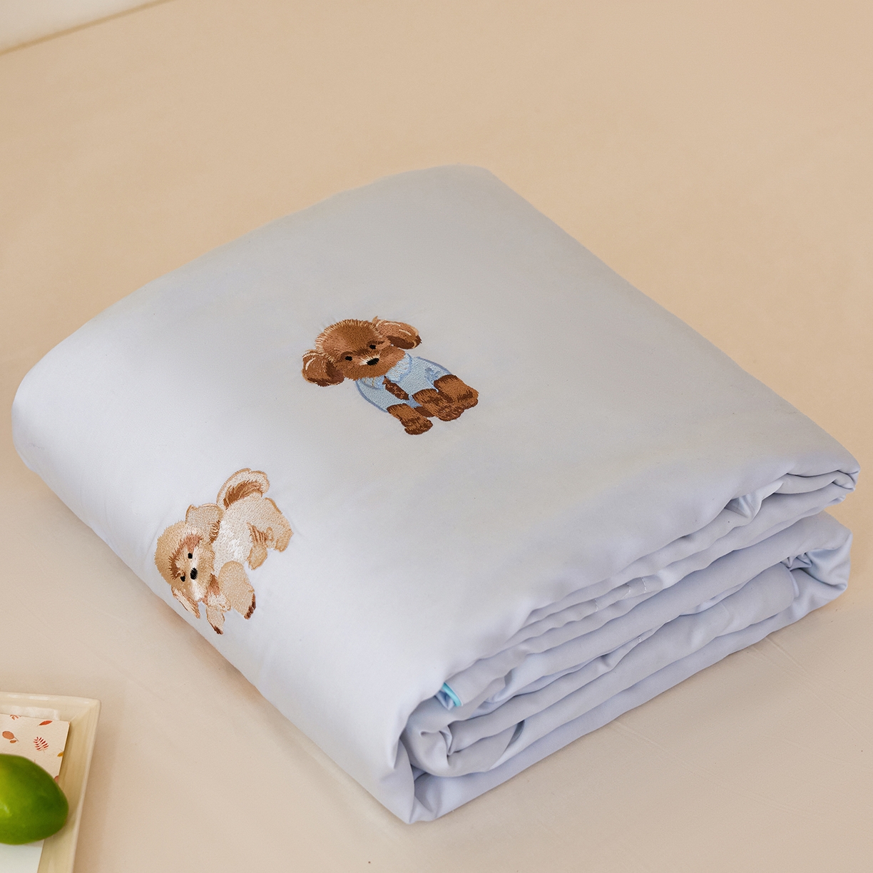 91家纺网 家纺一手货源 找家纺 安莱生活 2026新款50天丝大豆棉夏被空调被夏凉被萌宠甜夏系列 奶汪派对