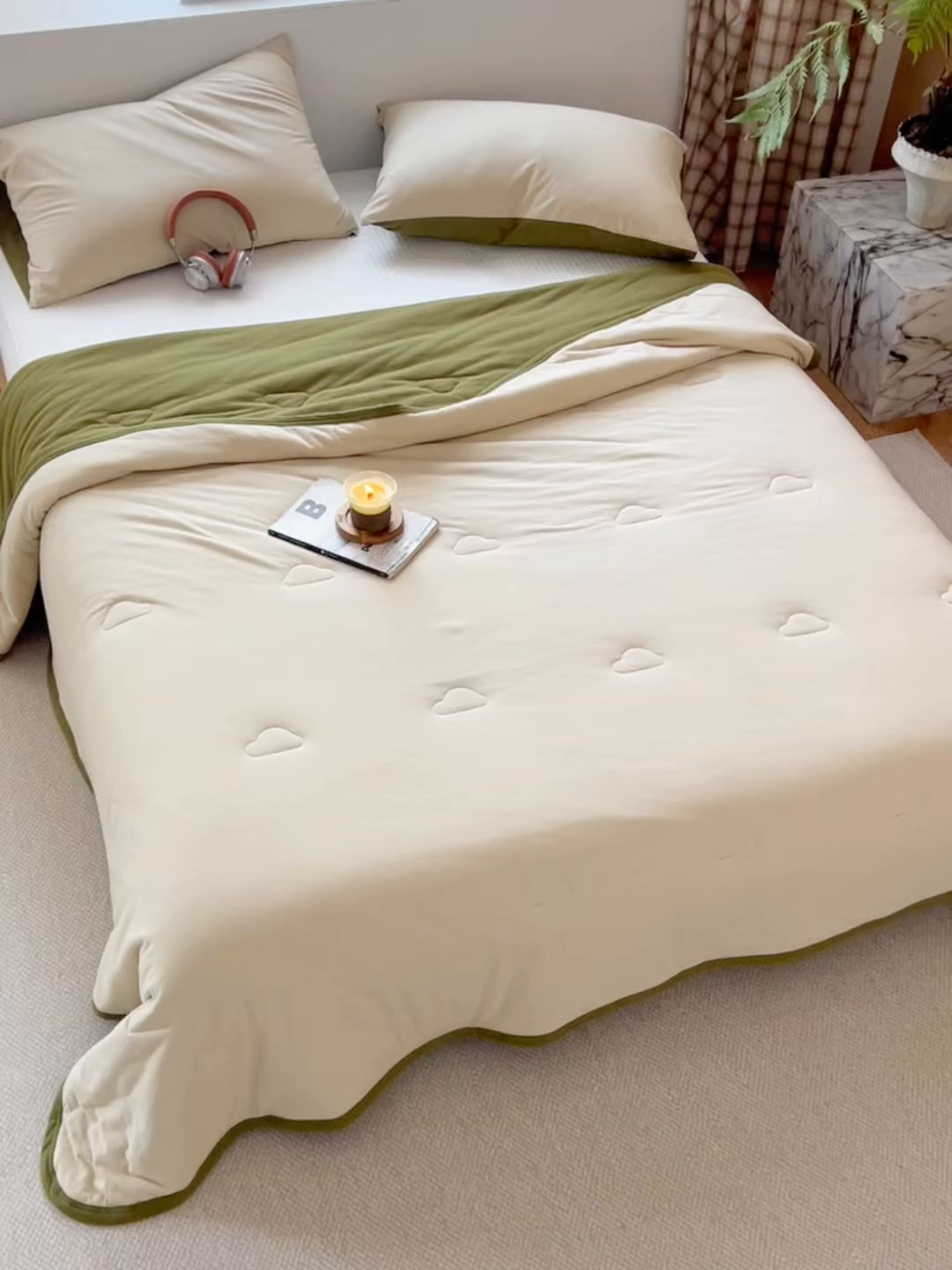 91家纺网 家纺一手货源 找家纺 （总）安莱生活 2026新款全棉云感针织棉双拼夏被空调被夏凉被