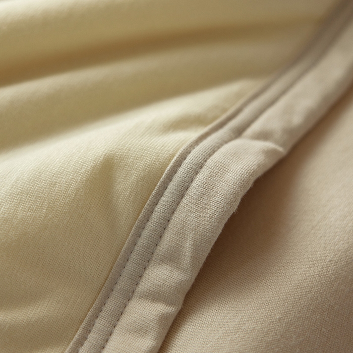 91家纺网 家纺一手货源 找家纺 安莱生活 2026新款全棉云感针织棉双拼夏被空调被夏凉被 菁甘绿双拼