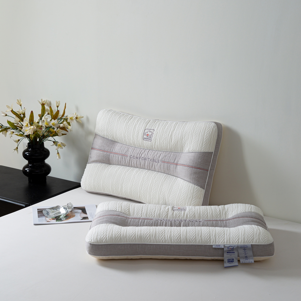 91家纺网 家纺一手货源 找家纺 （总）熙朵梦家纺 （专版）2026新品云端舒压护颈枕家用枕芯学生枕头