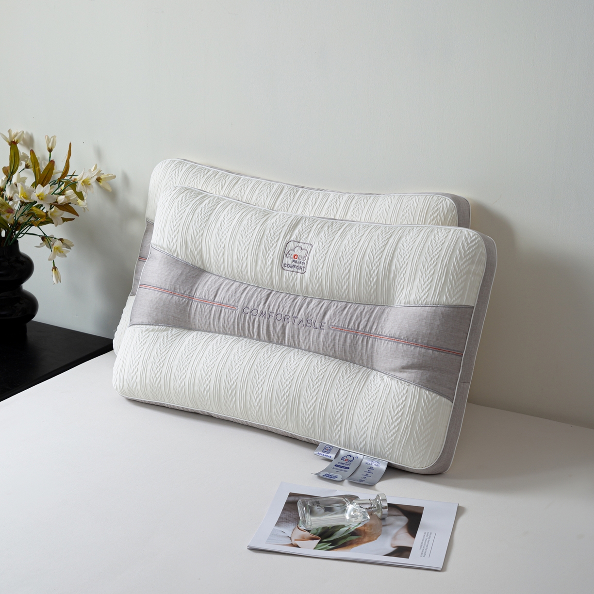 91家纺网 家纺一手货源 找家纺 （总）熙朵梦家纺 （专版）2026新品云端舒压护颈枕家用枕芯学生枕头