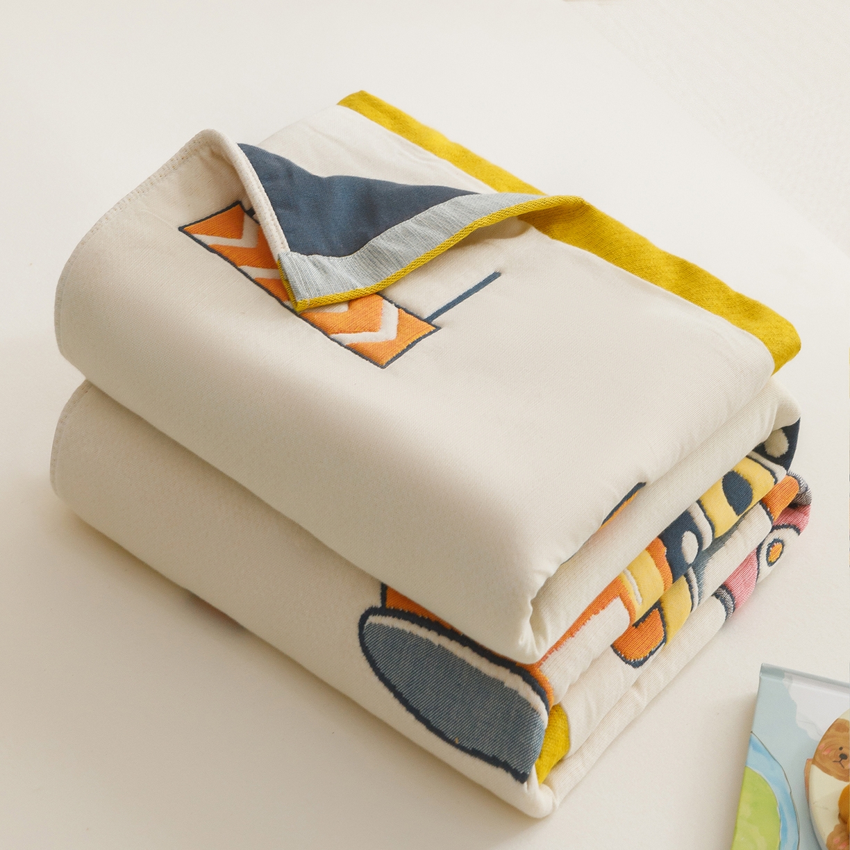 91家纺网 家纺一手货源 找家纺 （总）悦然毛巾被 2026新款卡通全棉纱布儿童盖被泡泡被毛巾被休闲毯夏被夏凉被空调被