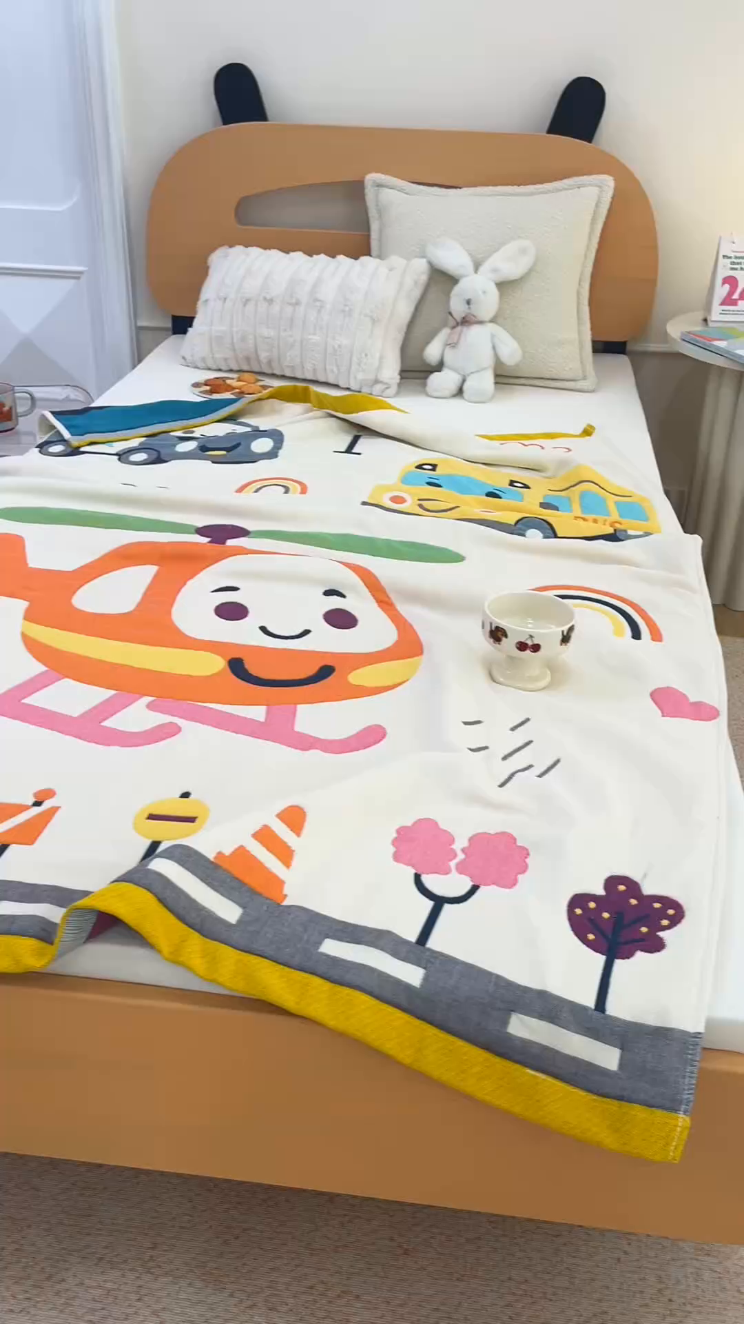 91家纺网 家纺一手货源 找家纺 （总）悦然毛巾被 2026新款卡通全棉纱布儿童盖被泡泡被毛巾被休闲毯夏被夏凉被空调被