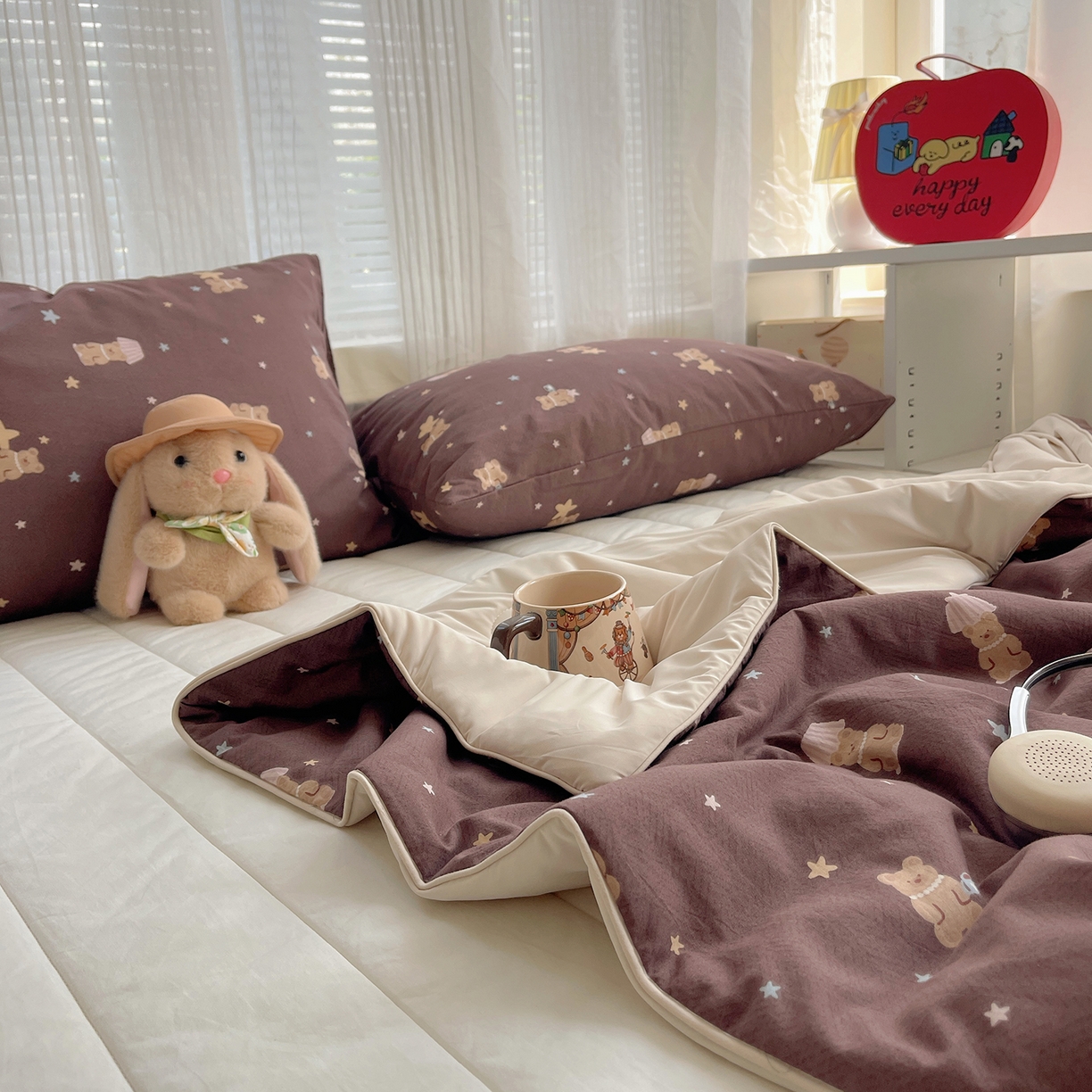 91家纺网 家纺一手货源 找家纺 （总）桃子家居 2026新款A类原生态纯棉棉麻凉感小冰皮嵌绳工艺棉麻夏被夏凉被空调被