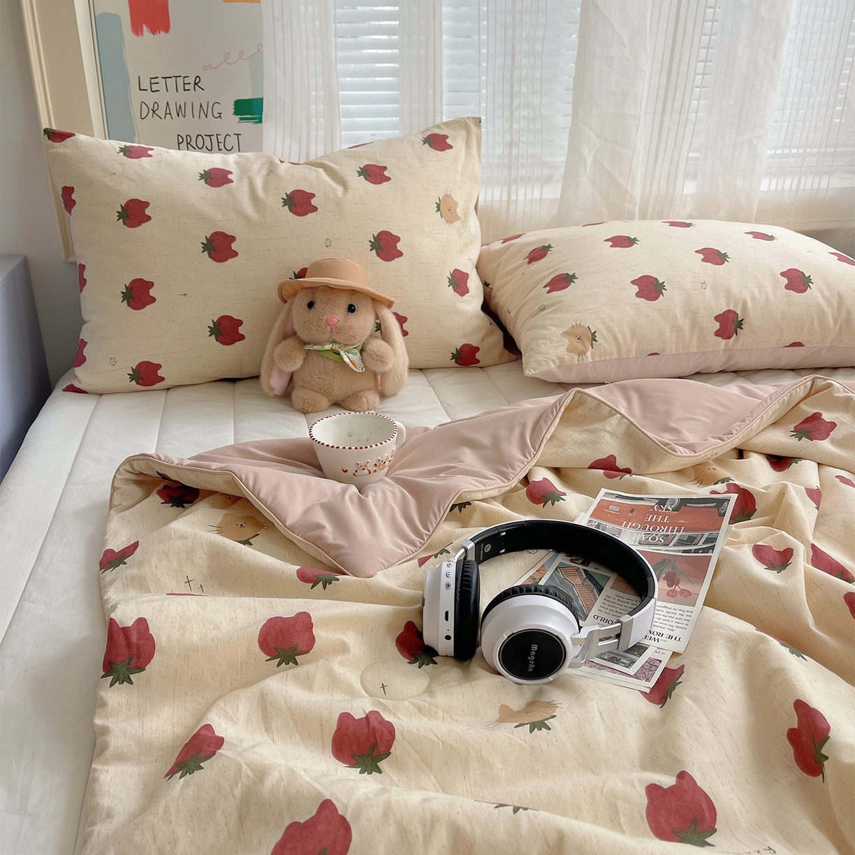 91家纺网 家纺一手货源 找家纺 桃子家居 2026新款A类原生态纯棉棉麻凉感小冰皮嵌绳工艺棉麻夏被夏凉被空调被 棉麻冰皮-盛夏