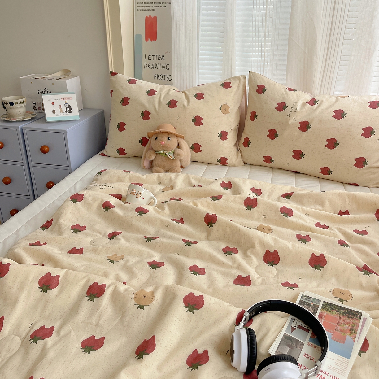 91家纺网 家纺一手货源 找家纺 桃子家居 2026新款A类原生态纯棉棉麻凉感小冰皮嵌绳工艺棉麻夏被夏凉被空调被 棉麻冰皮-盛夏