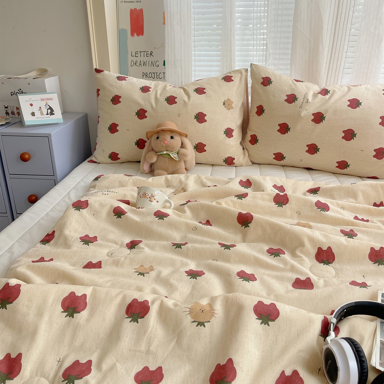 91家纺网 家纺一手货源 找家纺 桃子家居 2026新款A类原生态纯棉棉麻凉感小冰皮嵌绳工艺棉麻夏被夏凉被空调被 棉麻冰皮-盛夏