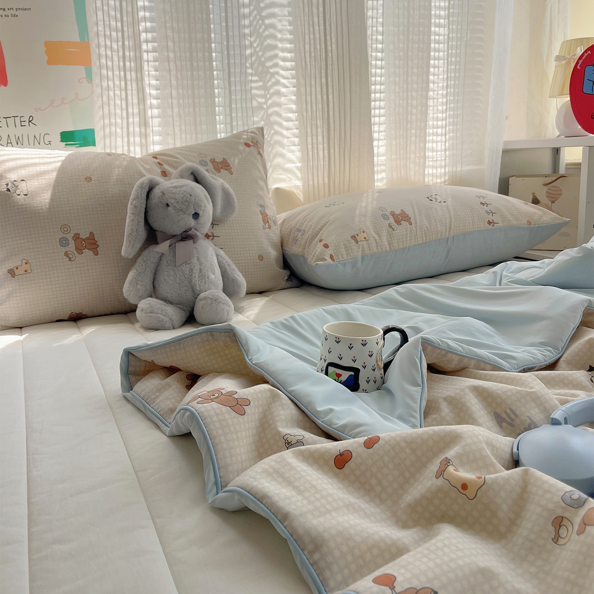 91家纺网 家纺一手货源 找家纺 桃子家居 2026新款A类原生态纯棉棉麻凉感小冰皮嵌绳工艺棉麻夏被夏凉被空调被 棉麻冰皮-森夏