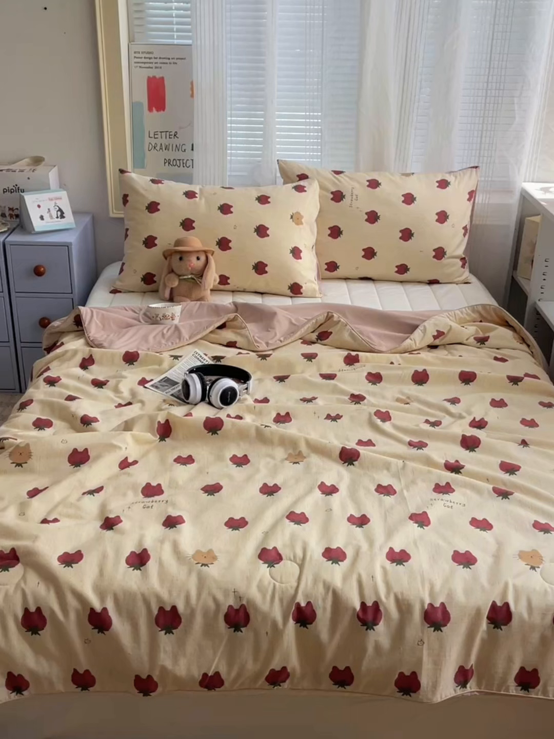 91家纺网 家纺一手货源 找家纺 桃子家居 2026新款A类原生态纯棉棉麻凉感小冰皮嵌绳工艺棉麻夏被夏凉被空调被 棉麻冰皮-盛夏