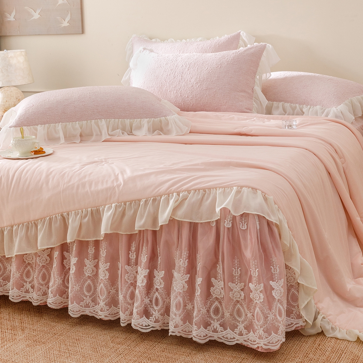 91家纺网 家纺一手货源 找家纺 （总）好儿喜家纺 2026新款夏季冰丝软凉席乙纶空调软席可机洗