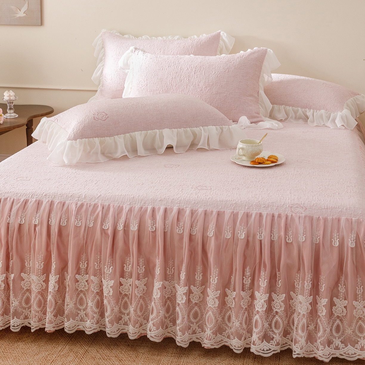 91家纺网 家纺一手货源 找家纺 （总）好儿喜家纺 2026新款软凉席空调软席乙纶凉席床裙可机洗夏被