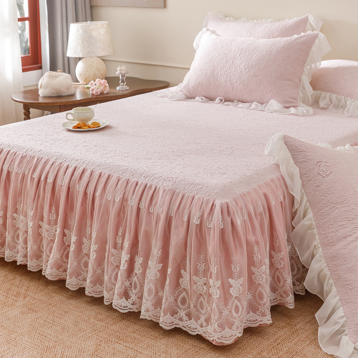 91家纺网 家纺一手货源 找家纺 （总）好儿喜家纺 2026新款软凉席空调软席乙纶凉席床裙可机洗夏被