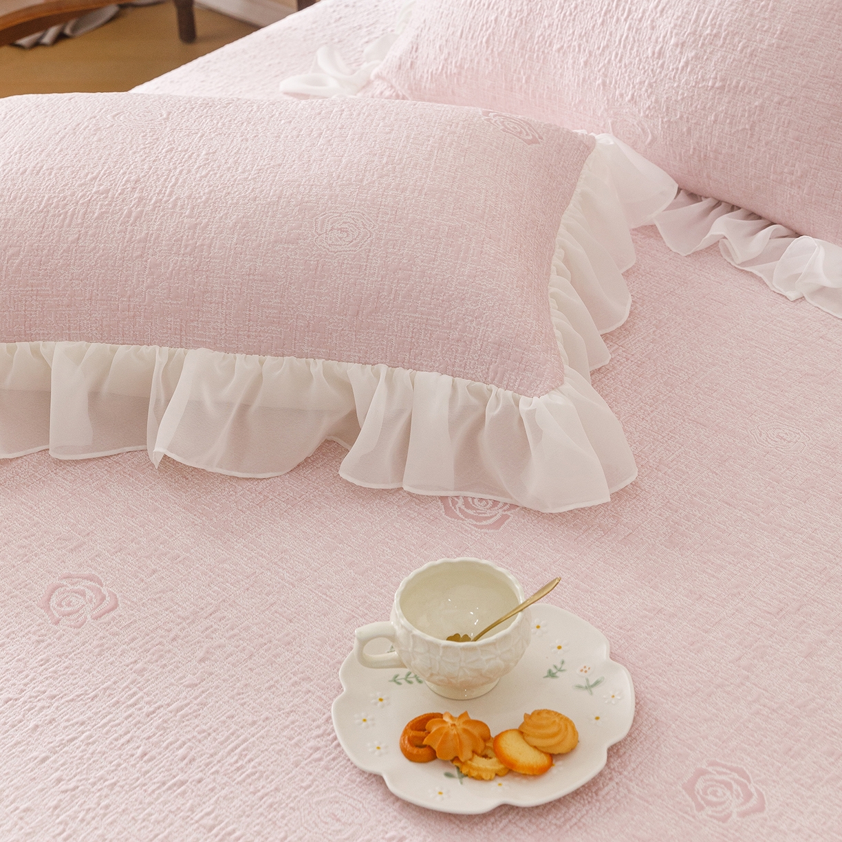 91家纺网 家纺一手货源 找家纺 （总）好儿喜家纺 2026新款软凉席空调软席乙纶凉席床裙可机洗夏被