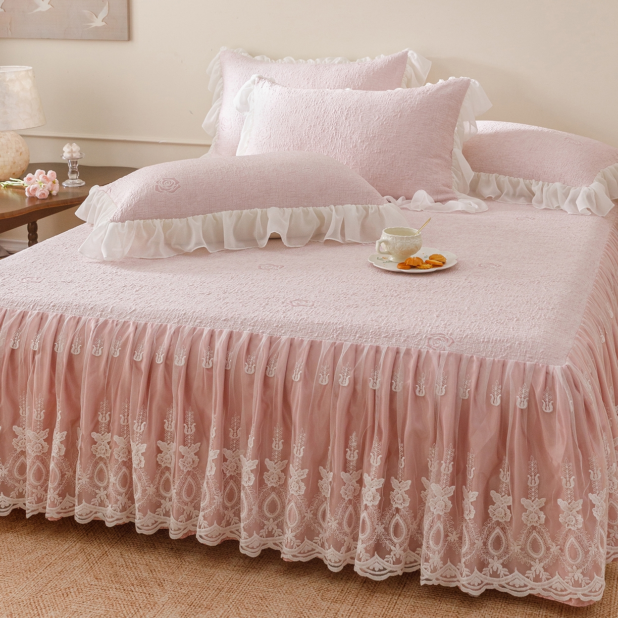 91家纺网 家纺一手货源 找家纺 （总）好儿喜家纺 2026新款软凉席空调软席乙纶凉席床裙可机洗夏被