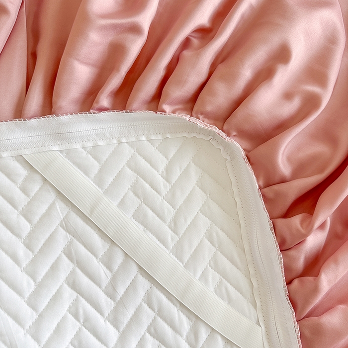 91家纺网 家纺一手货源 找家纺 网红馆（ck家纺） 2026新款夹棉印花冰丝凉席凉席席子三件套 雅蔓