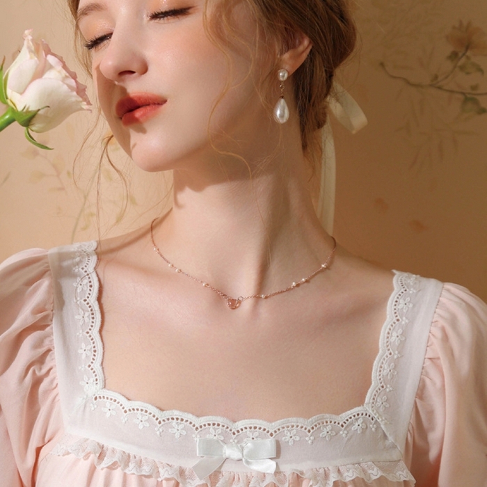 91家纺网 家纺一手货源 找家纺 （总）洛兰沙家居馆 2026新款法式公主睡裙新品夏季短袖甜美少女中长款学生宽松宫廷蕾丝睡衣