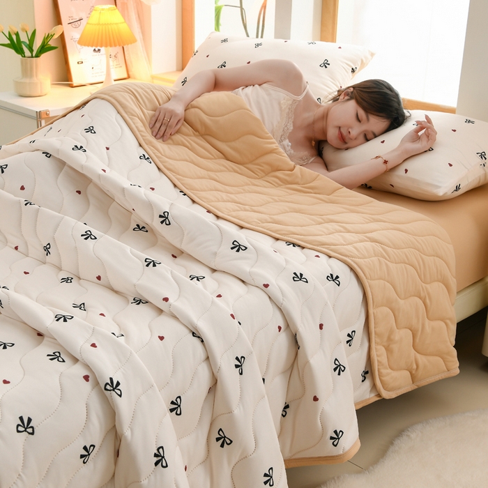 91家纺网 家纺一手货源 找家纺 （总）圣靓家纺 2026新款恬梦针织棉夏被夏凉被空调被