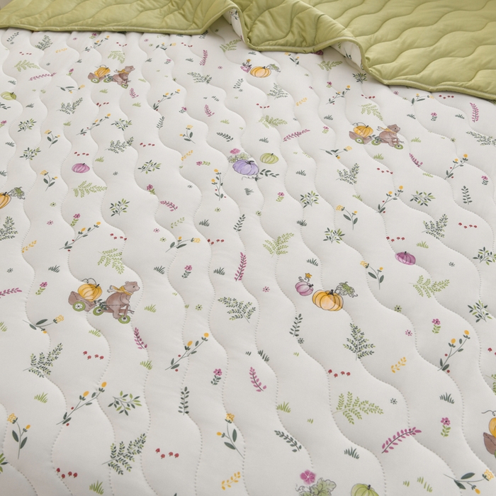 91家纺网 家纺一手货源 找家纺 圣靓家纺 2026新款恬梦针织棉夏被夏凉被空调被 闲趣时光