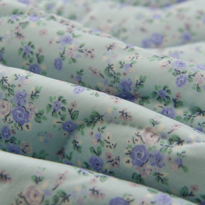 91家纺网 家纺一手货源 找家纺 圣靓家纺 2026新款恬梦针织棉夏被夏凉被空调被 兰花