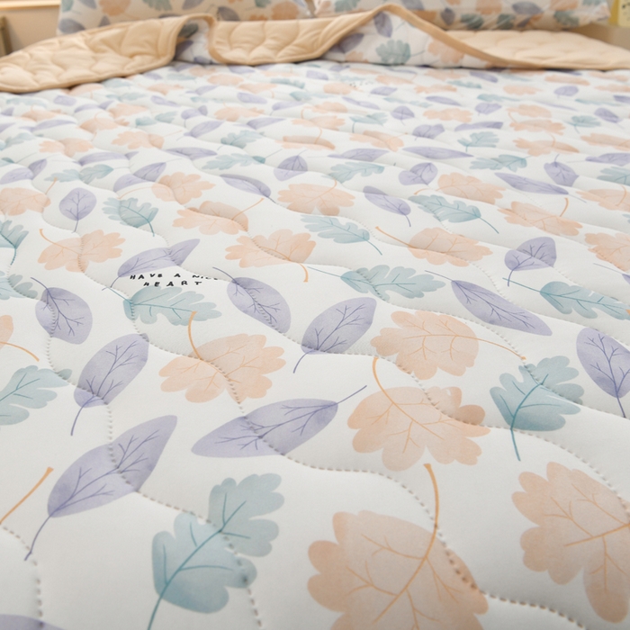 91家纺网 家纺一手货源 找家纺 圣靓家纺 2026新款恬梦针织棉夏被夏凉被空调被 清风