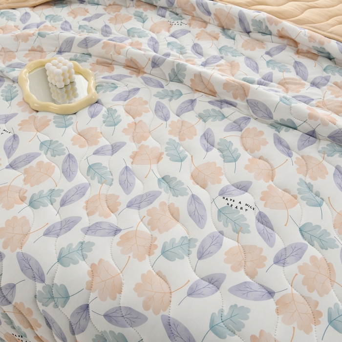 91家纺网 家纺一手货源 找家纺 圣靓家纺 2026新款恬梦针织棉夏被夏凉被空调被 清风