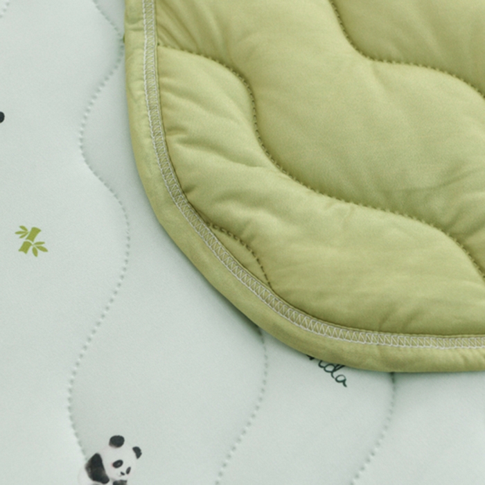 91家纺网 家纺一手货源 找家纺 圣靓家纺 2026新款恬梦针织棉夏被夏凉被空调被 熊猫宝宝