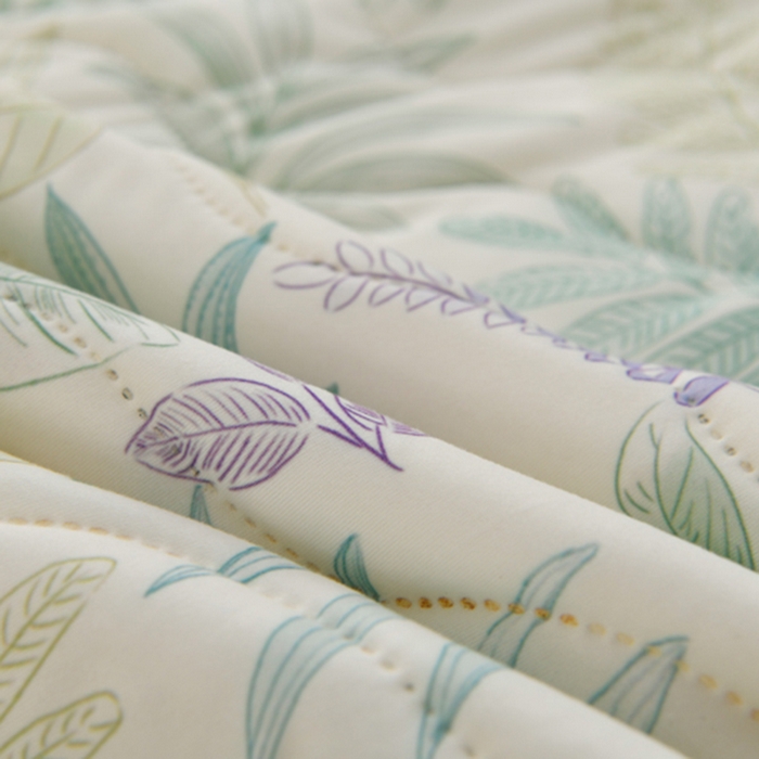 91家纺网 家纺一手货源 找家纺 圣靓家纺 2026新款恬梦针织棉夏被夏凉被空调被 绿意