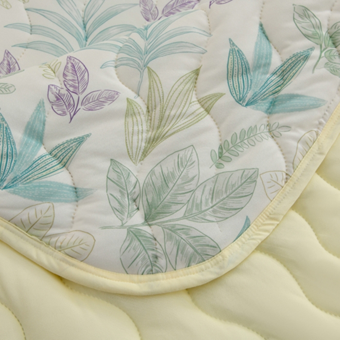 91家纺网 家纺一手货源 找家纺 圣靓家纺 2026新款恬梦针织棉夏被夏凉被空调被 绿意