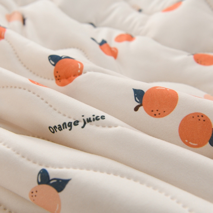 91家纺网 家纺一手货源 找家纺 圣靓家纺 2026新款恬梦针织棉夏被夏凉被空调被 小橙子