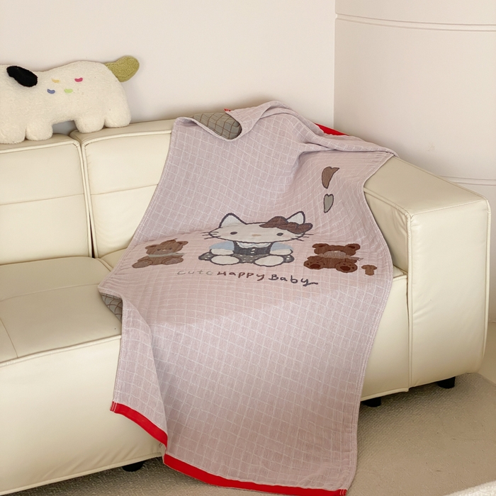 91家纺网 家纺一手货源 找家纺 （总）麻依 2026新款四层纱布浴巾全棉