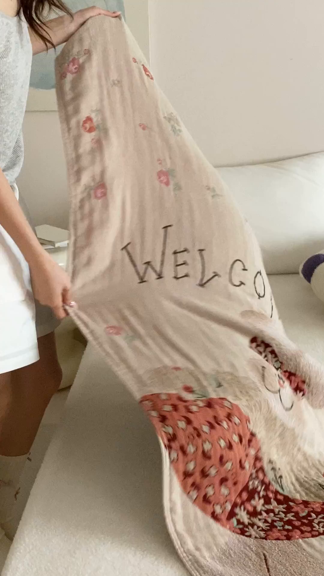 91家纺网 家纺一手货源 找家纺 麻依 2026新款四层纱布浴巾全棉 哈尼小兔 80*160