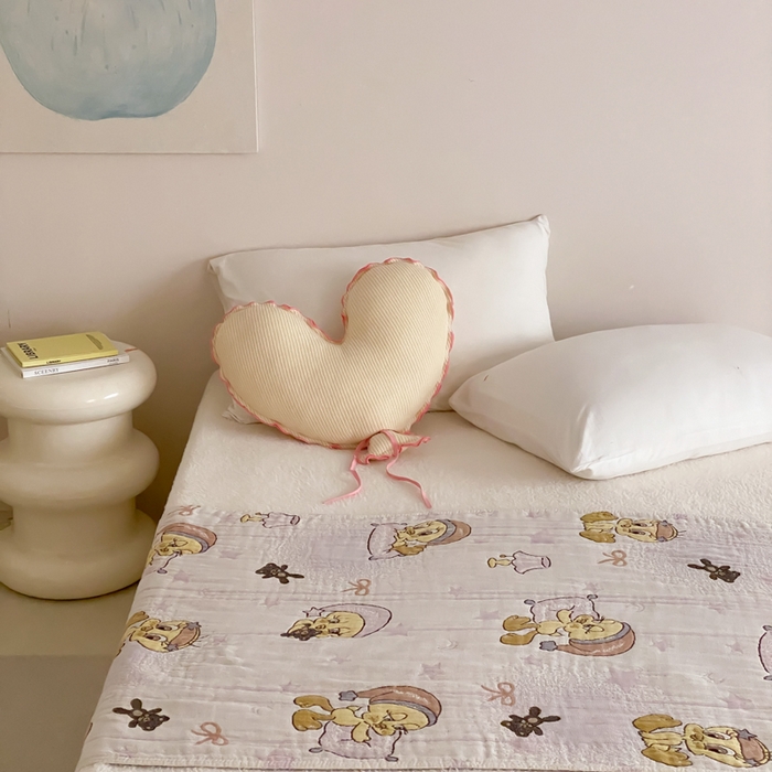 91家纺网 家纺一手货源 找家纺 麻依 2026新款四层纱布浴巾全棉 小黄鸭 80*160