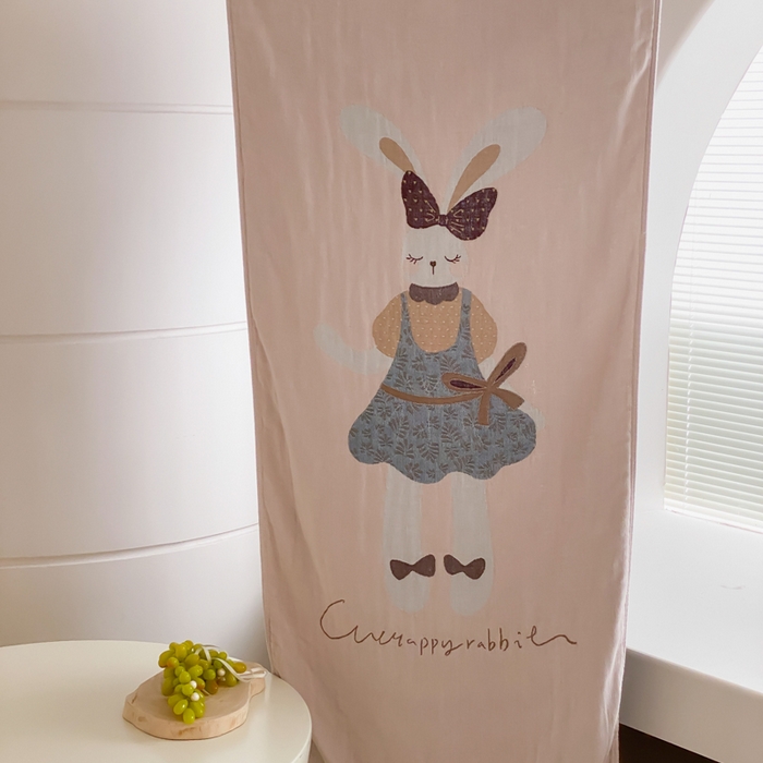 91家纺网 家纺一手货源 找家纺 麻依 2026新款四层纱布浴巾全棉 许愿小兔 80*160