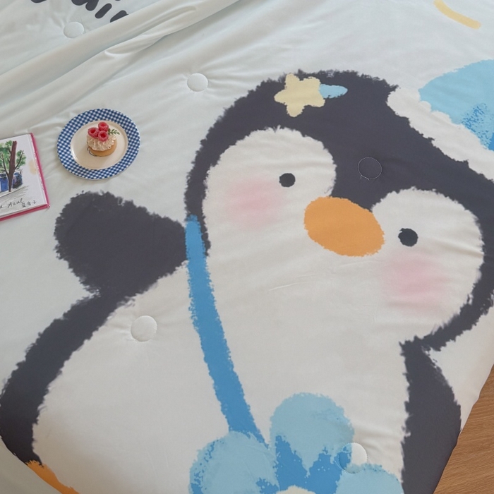 91家纺网 家纺一手货源 找家纺 （总）暖生活 2026新款A类卡通大版冰皮凉感夏被空调被夏凉被