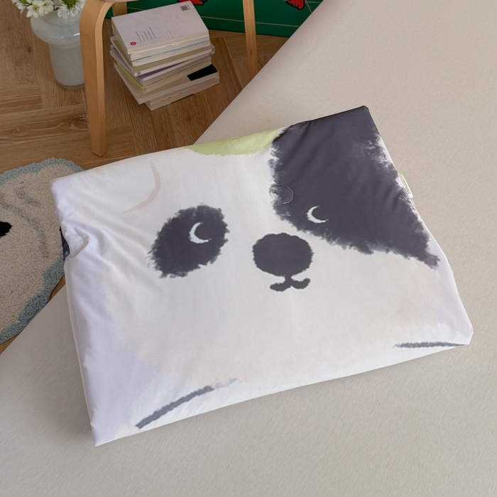 91家纺网 家纺一手货源 找家纺 暖生活 2026新款A类卡通大版冰皮凉感夏被空调被夏凉被 鸭梨小狗