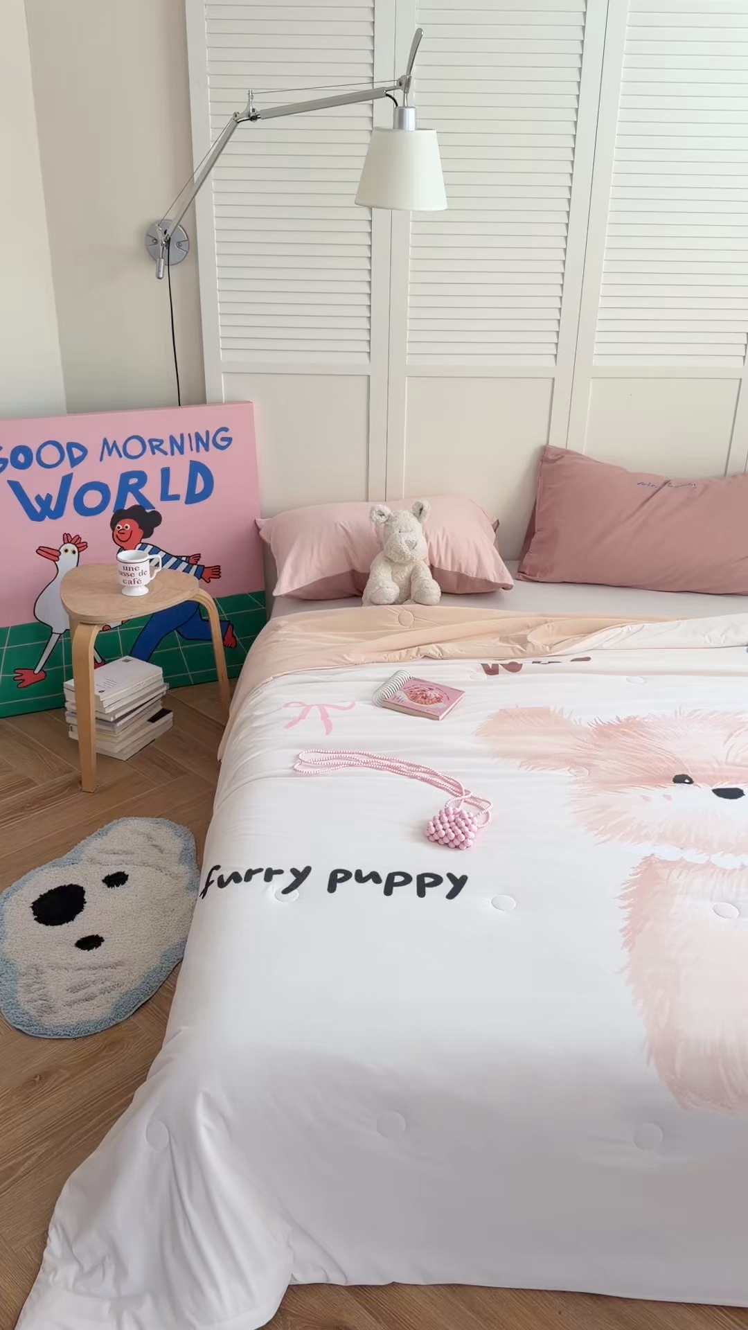 91家纺网 家纺一手货源 找家纺 暖生活 2026新款A类卡通大版冰皮凉感夏被空调被夏凉被 茸茸小狗